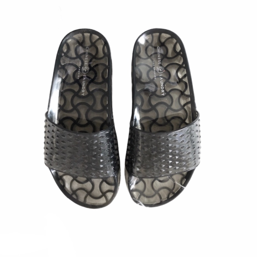 Chinese Laundry “Glow Up” Jelly Slides